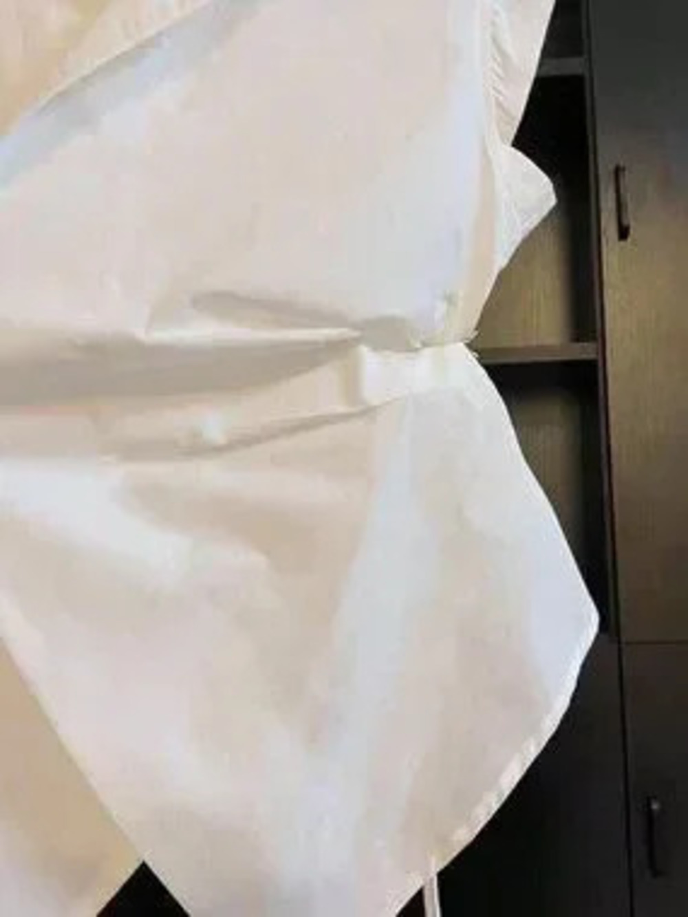 White Casual Women's Sleeveless Wrap Shirt